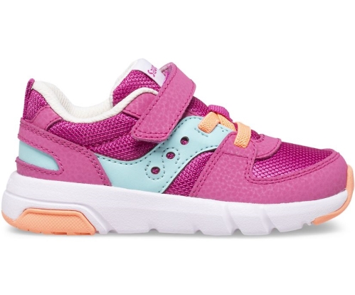 Tenis Saucony Jazz Lite 2.0 Niños Zapatos ancho especial Fuchsia / Turq México MX-842-XZ